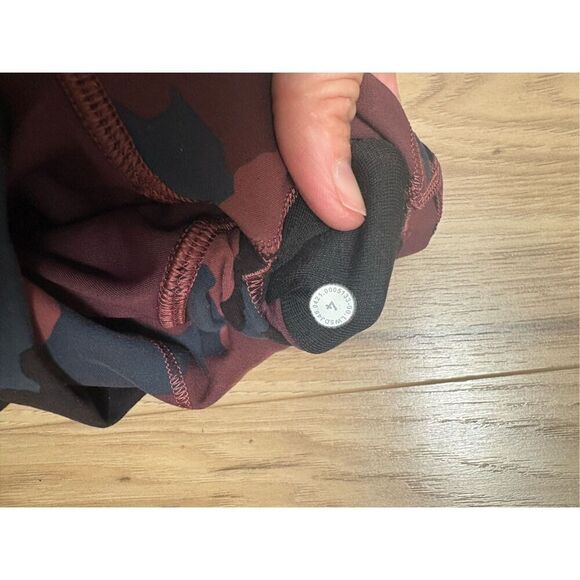 Lululemon Align Tank Top Crop Leggings Set Camo Red Grey Workout Gym - Picture 11 of 15